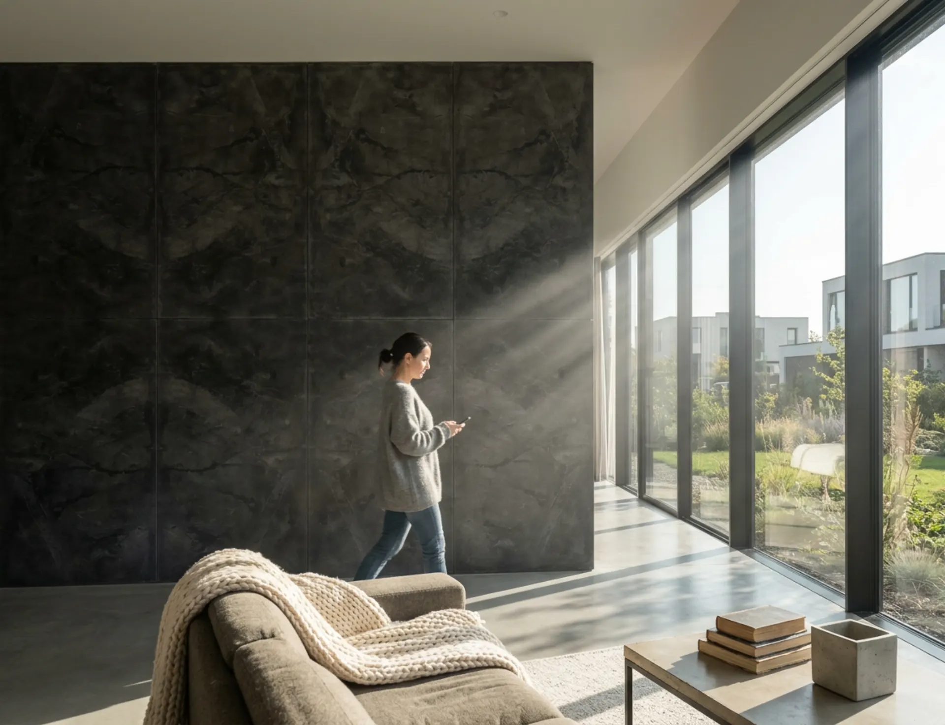 Гибкий бетон для фасада