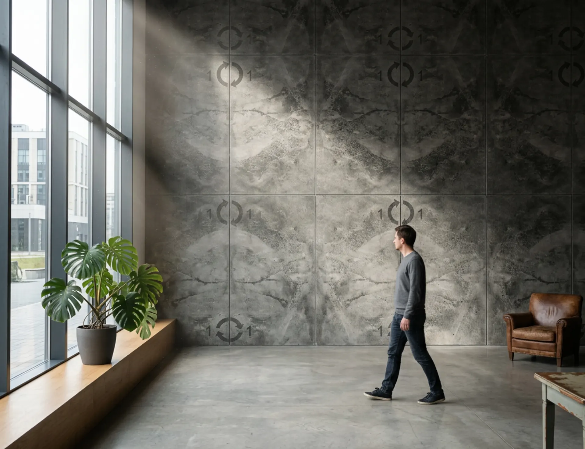 Гибкий бетон для наружной отделки