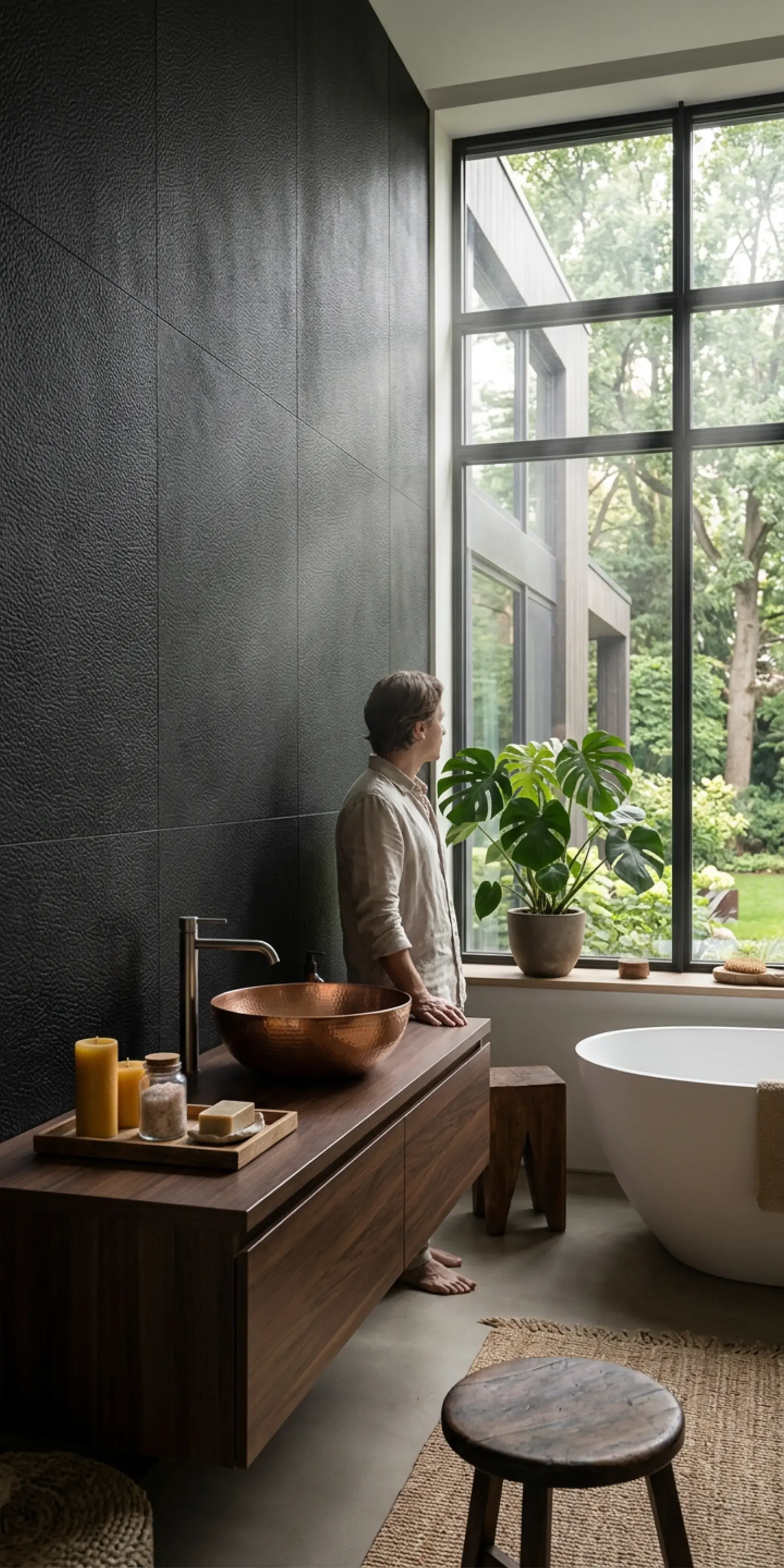 Гибкий камень для ванной