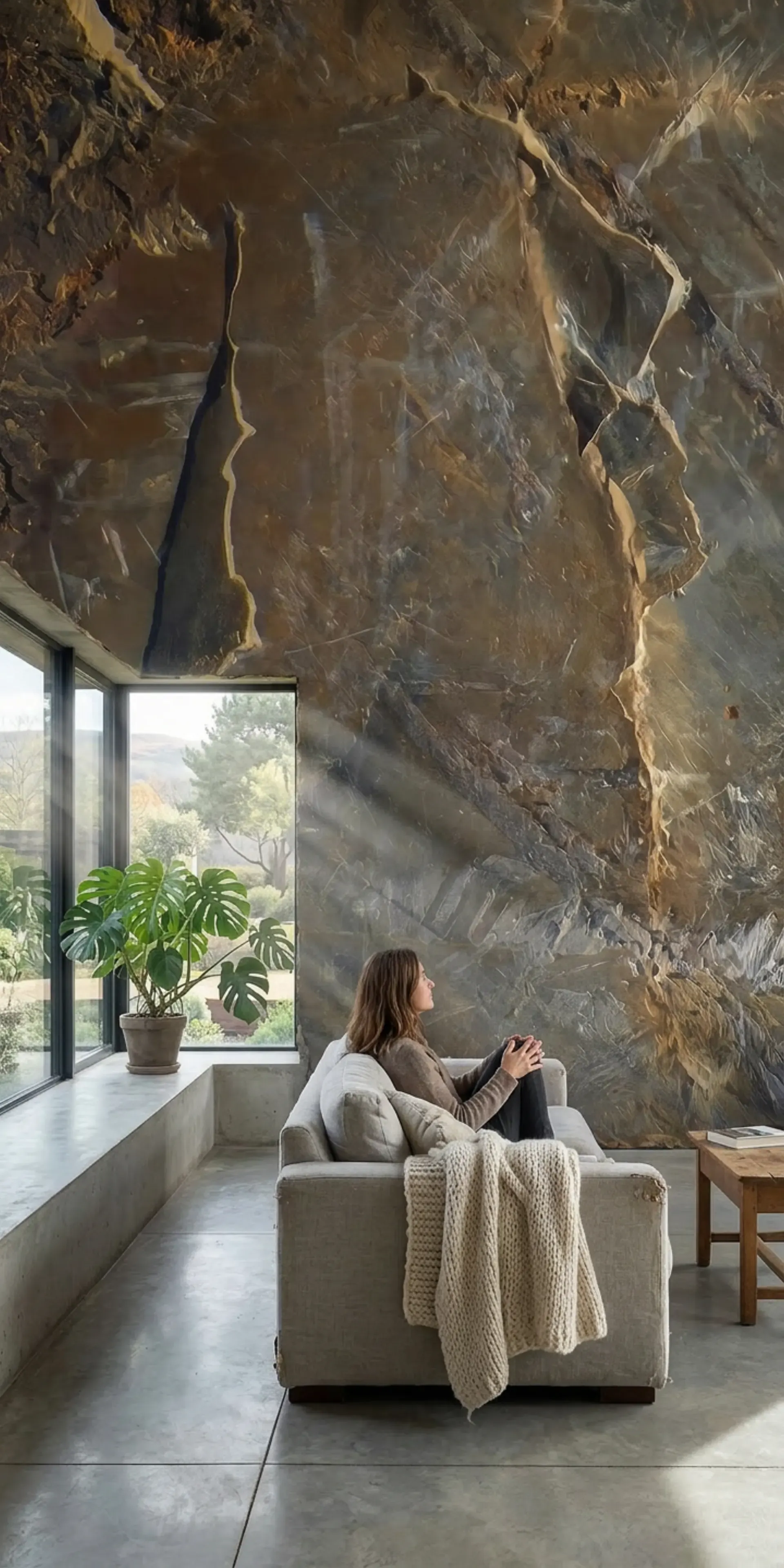 Гибкий сланец для фасада