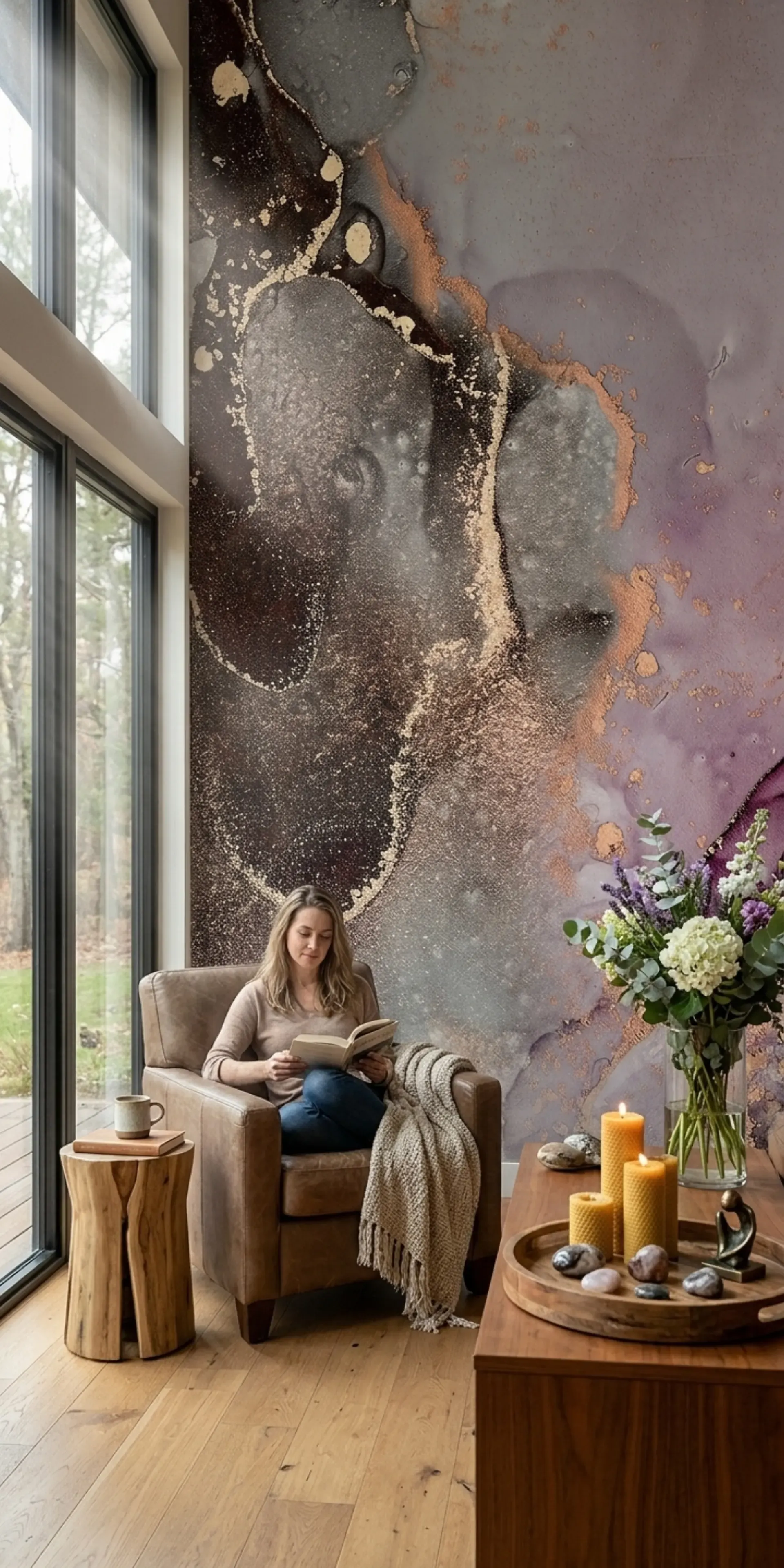 Каменные обои для стен